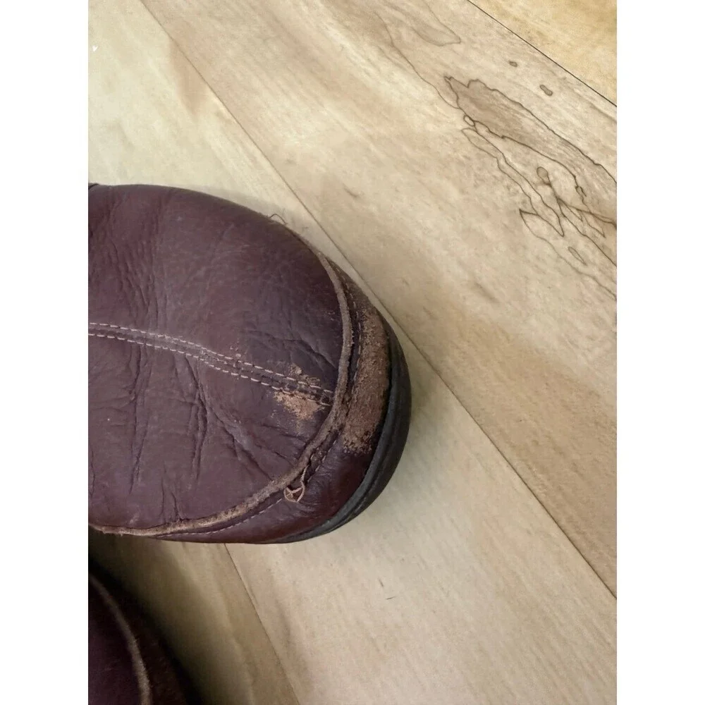 L.L.Bean Men’s Brown Leather Slip-On Shoes Size 11